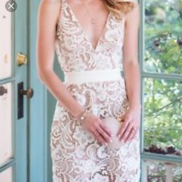 Dress the Population Dresses & Skirts - French Lace Mini Dress